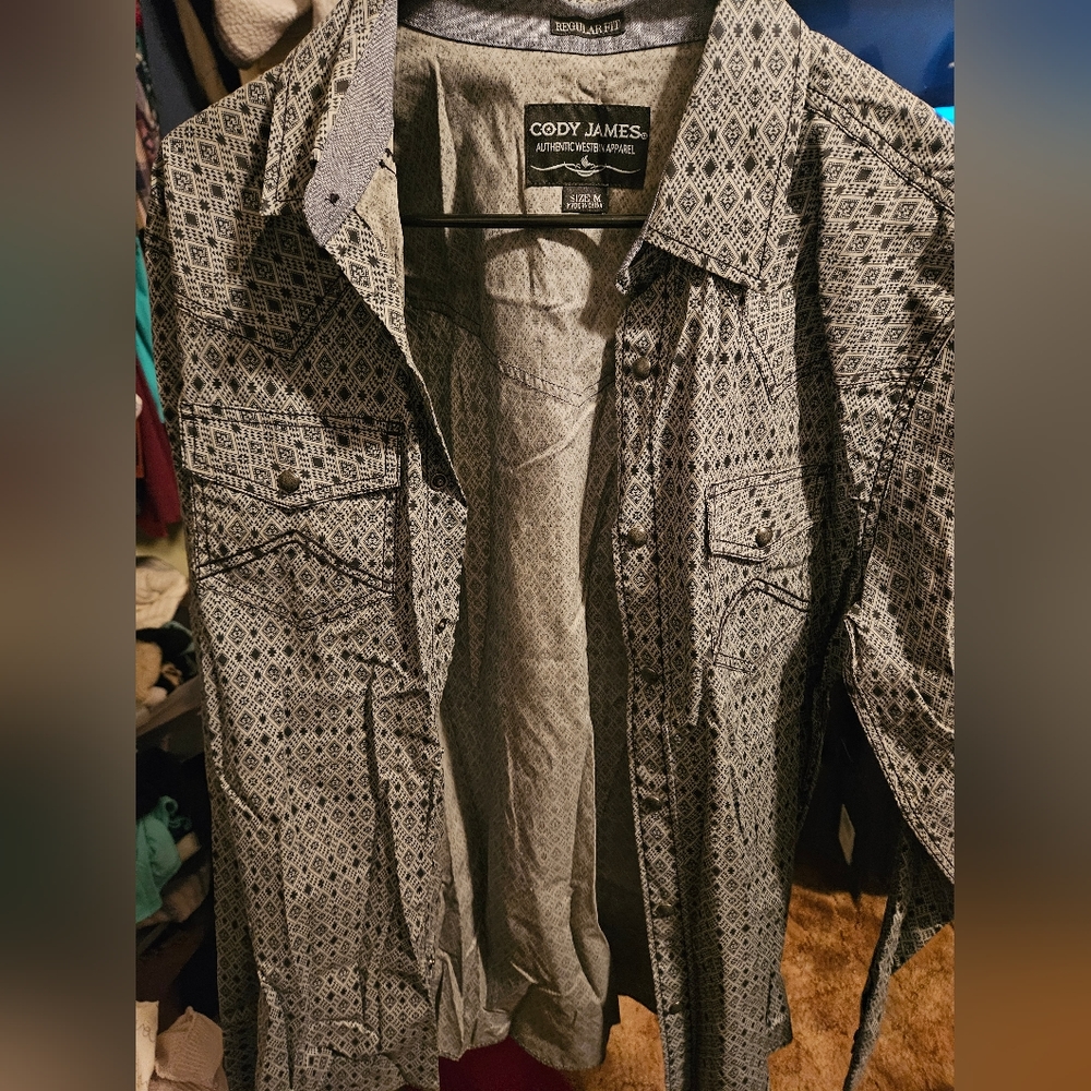 Men's button down shirt